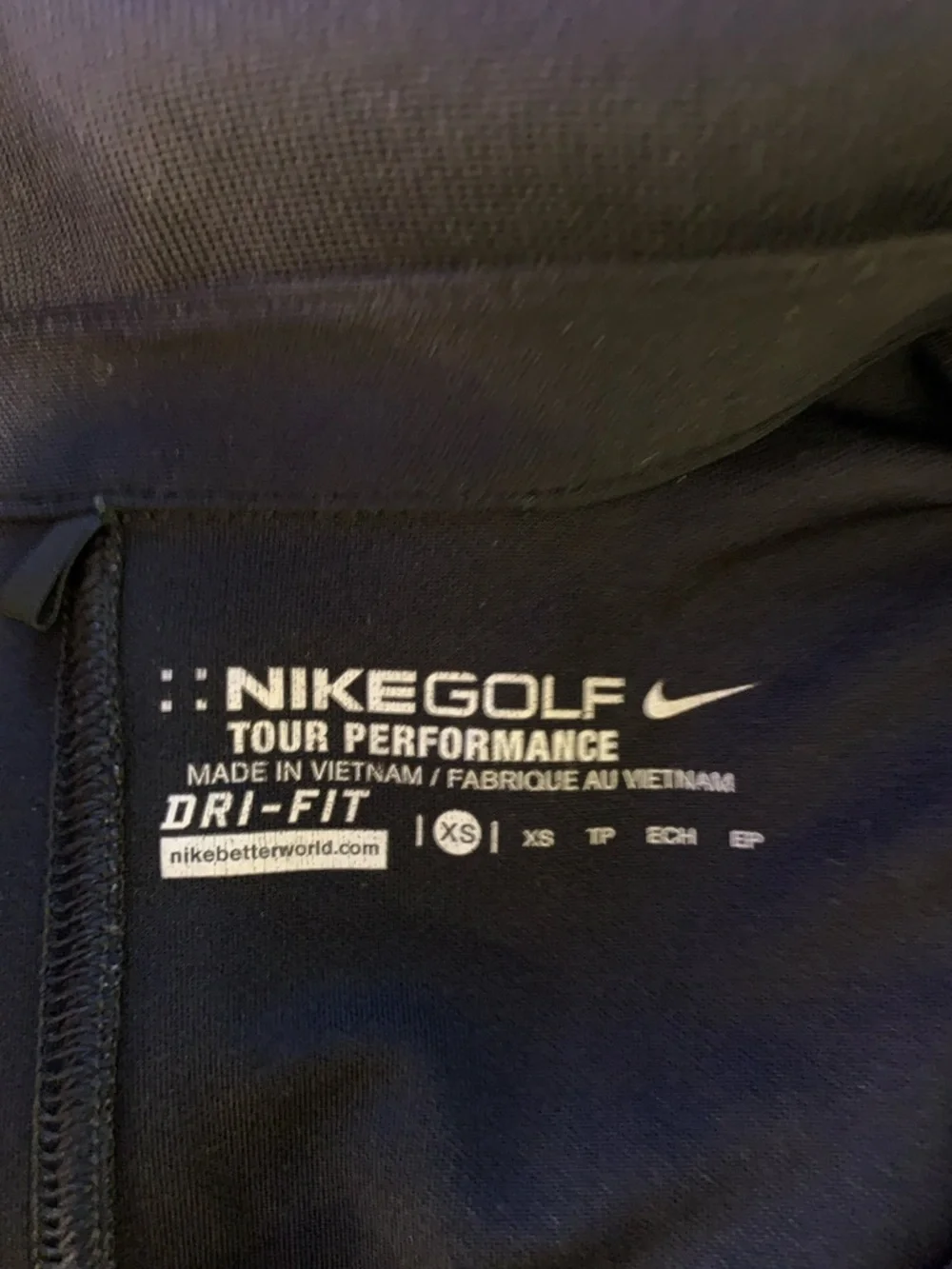 Nike Women’s Sleeveless Polo Golf Shirt - Black - Picture 3 of 3